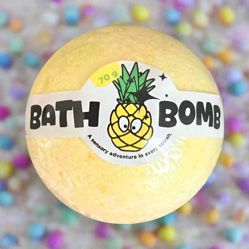 Acornkids Bath Bomb - Yellow Pineapple