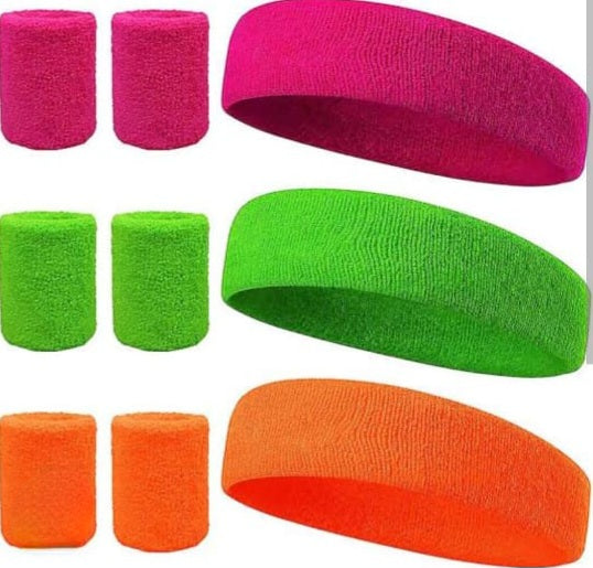 Head and Wrist Sweatbands