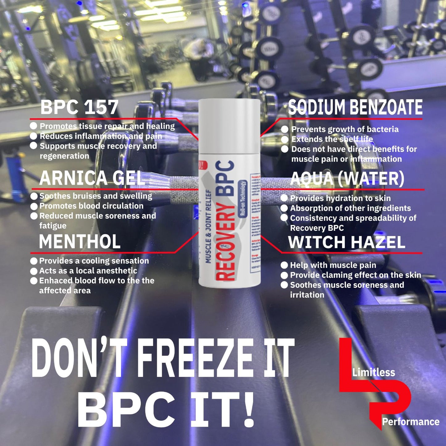 Nova Labs BPC recovery roll-on