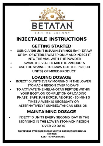 BETATAN Melanotan II Inject.