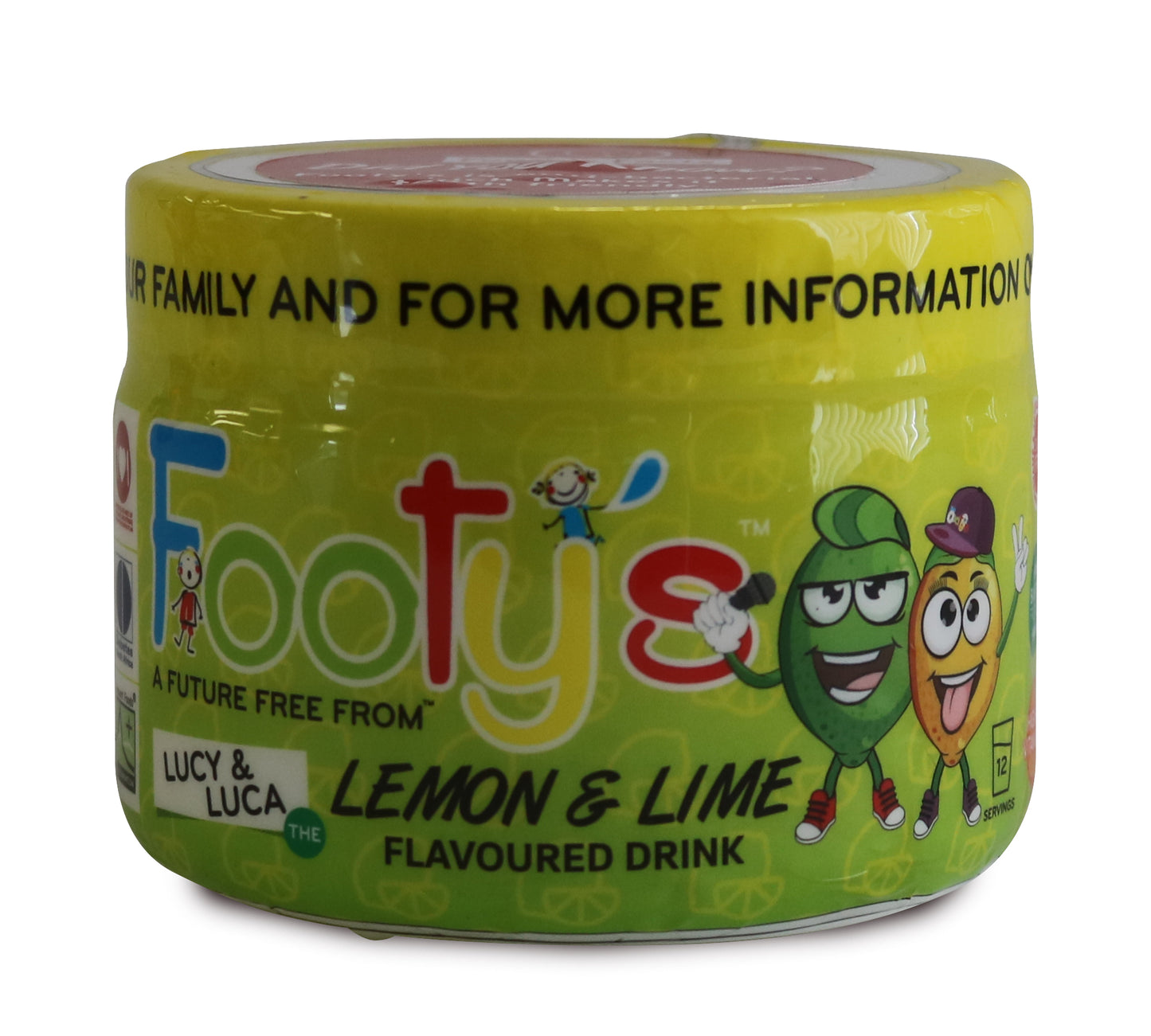 Footy's Powdered cool-drink Jar