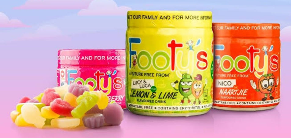 Footy's Powdered cool-drink Jar