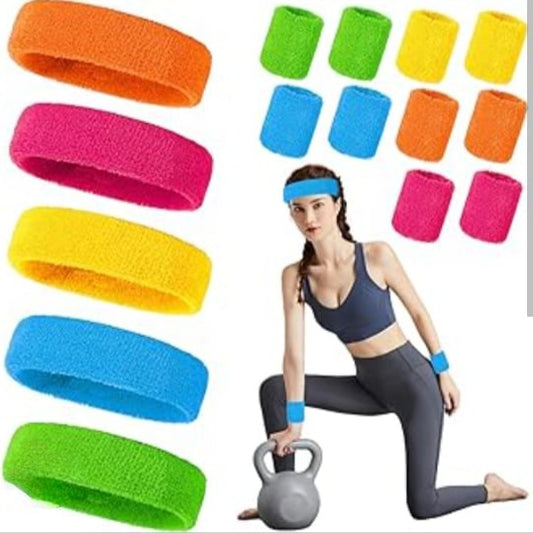 Head and Wrist Sweatbands