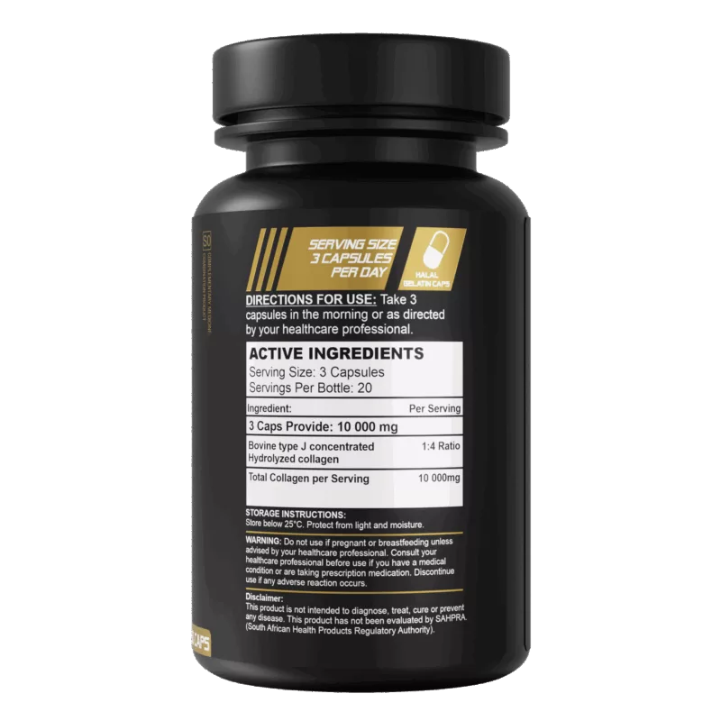 Collagen Renew bottle, label view