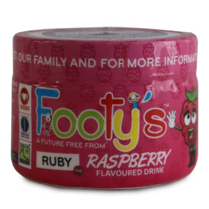Footy's Powdered cool-drink Jar