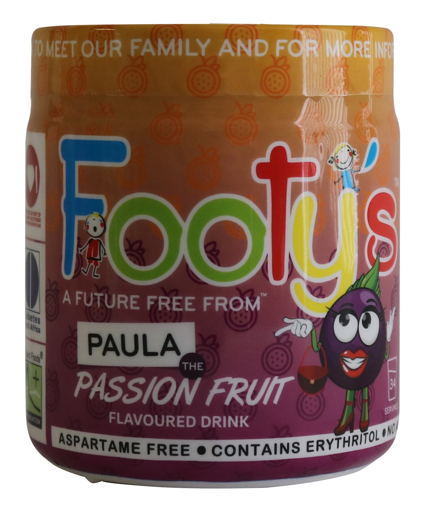 Footy's Powdered cool-drink Jar