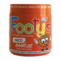 Footy's Powdered cool-drink Jar